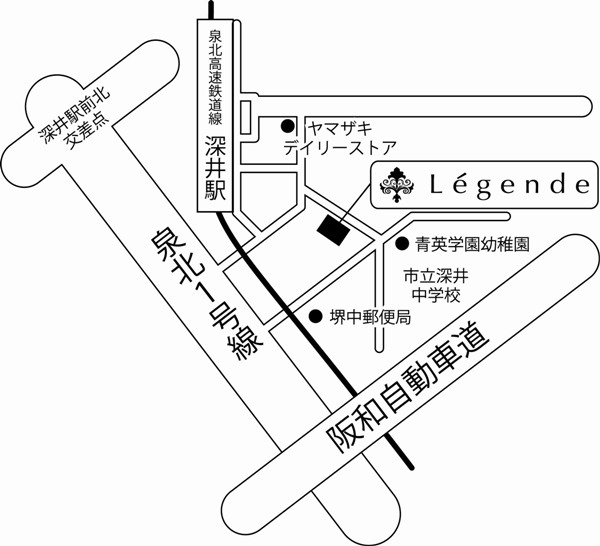 大阪府堺市深井沢町3324 泉北高速鉄道深井沢駅徒歩一分